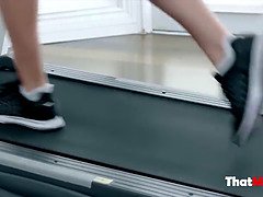 Horny Gym Trainer Fucks New MILF's Pussy - Vanessa Cage