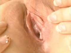 Grote mammen, Fetisj, Japaans, Masturbatie, Kut duiken, Alleen, Strak, Tieten likken