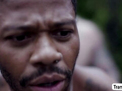 Anaal, Grote mammen, Diep in de keel, Interraciaal, Anaal likken, Shemale, Trio