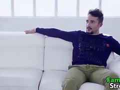 フェラチオ, イマラチオ, Hd, ラティーナ, ラフ, フェラする, 三人, オッパイの