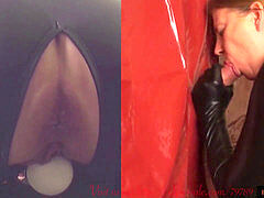 Сперма во рту, Семяизвержение, Дыра в стене, Милф