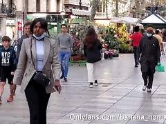 Banana Cumwalk Kinky Public Video