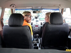 Fake Driving School - Fake Instructors Steamy Copulate With Minx 2 - Dean Van Damme