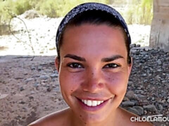 デカパイ, フェラチオ, イく瞬間, 手コキする, なめる, アウトドア, ハメ撮り, オッパイの