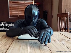 素人, 女装男装, イく瞬間, フェティッシュ, 足フェチ, ゲイ, グローブ, ゴム