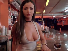 美女, 茶髪の, チン, ハードコア, 小柄, ポルノスター, 現実, オッパイの