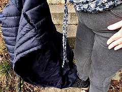 Садо мазо, Эксгибиционист, На природе, На публике, Порка, Сиськи