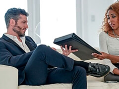 Grosser arsch, Blasen, Hundestellung, Schwarz, Interrassisch, Natürlichen titten, Dürr, Titten