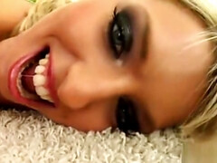 Handsome bitch in group sex porn video