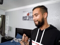 Grosser schwanz, Blondine, Sperma im mund, Spermaladung, Aufs gesicht abspritzen, Pov