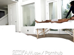 Grosse bite, Plantureuse, Éjaculation interne, Fille latino, Massage, Mère que j'aimerais baiser, Maman, Nénés