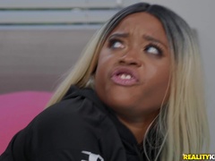 Américain, Chambre à dormir, En levrette, Noir ébène, Huilée, Pov, Réalité, Mouillée