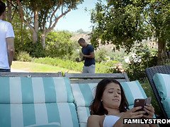 デカ尻, 茶髪の, ラティーナ, オーガズム, 小柄, タトゥー, ティーン, オッパイの