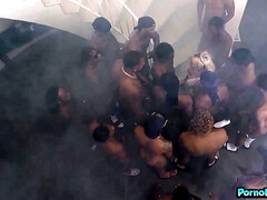 お尻, 黒人, ブロンド, 黒人, 巨大, 淫乱熟女, 怪物, オッパイの