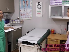 Derrière les coulisses, Bondage, Médecin, Exam, Femelle, Fétiche, Naturelle, Infirmière