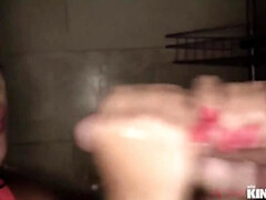 Gros seins, Brunette brune, Gorge profonde, Faciale, Hd