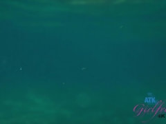 Бикини, Эксгибиционист, Еда, На природе, От первого лица, Киски, Бритые, Сиськи