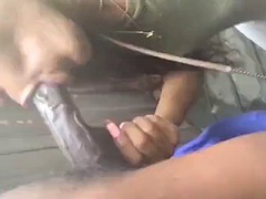 Sexy Black TS Services 3 Thugs