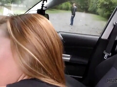 Hunt4k. cuckold permits blonde female touch stranger’s dick for currency