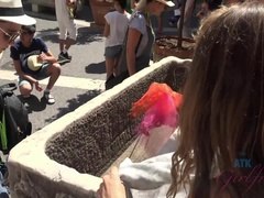 Morena, Muñeca, Vestido, Novia, Al aire libre, Pov, Afeitado, Tetas