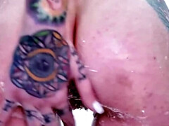 Frau, Hd, Lingerie, Masturbation, Milf, Dusche, Solo, Spielzeuge