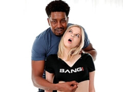 Grosser schwanz, Blasen, Hundestellung, Hardcore, Interrassisch, Lingerie, Dürr, Titten