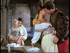 デカパイ, フェラチオ, ヨーロピアン, イタリア人, なめる, 淫乱熟女, ポルノスター, オッパイの