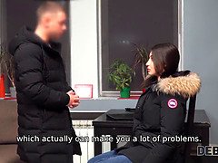 茶髪の, シゴき, 淫乱熟女, お金, 現実, ロシア人, フェラする, ティーン