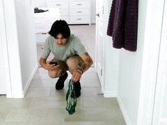 デカチン, フェラチオ, 茶髪の, 巨乳な, イく瞬間, ハードコア, 淫乱熟女, パイ刷り