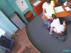 Mamada, Médico, Estilo perrito, Penetracion con dedos, Lamidas, Oficina, Al aire libre, Coño