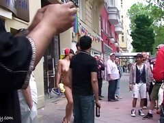 Enthousiasteling, Kont, Lieveling, Mollig, Hd, Buiten, Openbaar, Tieten likken