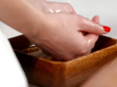 Füsse, Fetisch, Fingern, Lesbisch, Massage, Öl, Muschi, Nass