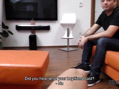 Stel, Tsjechisch, Hd, Geld, Gezichtspunt, Openbaar, Tiener, Vrouw