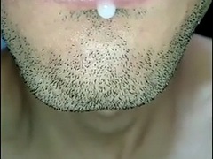 Grote lul, Zwart, Pijpbeurt, Travestiet, Schattig, Zwart, Sperma in gezicht, Gezichtspunt