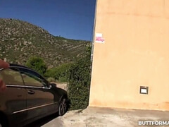 In den arsch, Blasen, Milf, Im freien, Pov, Öffentlich