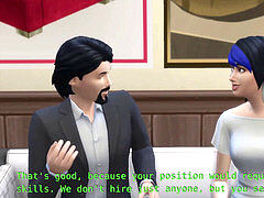 DDSims - new assistant fucked by coworkers - Sims four