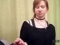 素人, フェラチオ, 自家製, お金, ハメ撮り, ラフ, ロシア人, ティーン