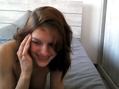 Amateur, Cul, Brunette brune, Tir de sperme, Chatte, Adolescente, Nénés, Webcam