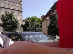 Tromperie, Couple, Tchèque, Argent, Pov, Public, Adolescente, Épouse