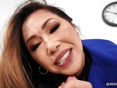 アジア人, デカパイ, 巨乳な, ハードコア, 母, ポルノスター, 現実, オッパイの