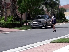 美人, フェラチオ, 茶髪の, イマラチオ, チン, ハードコア, Hd, ティーン