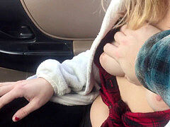 素人, フェラチオ, イく瞬間, 公共