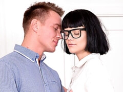 Grosser schwanz, Brille, Hardcore, Rasiert, Titten