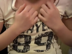 Universiteit, Stel, Vingeren, Japaans, Masturbatie, Slipje