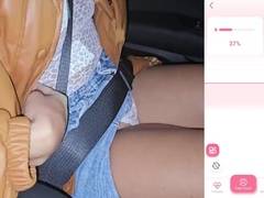 素人, デカ尻, 巨乳な, 車, 自家製, シゴき, 淫乱熟女, 一人