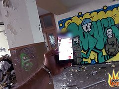 Tattooed Milf Fucks Blind Date in Abandoned Building