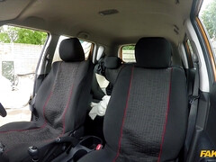 Leie, Blasen, Auto, Im freien, Muschi