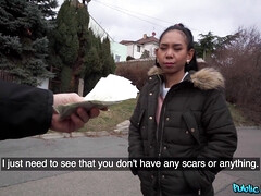 Asiatique, Nana, Sucer une bite, Tir de sperme, Queue, Petite femme, Pov, Nénés