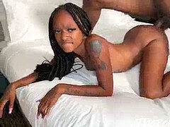 Enthousiasteling, Anaal, Grote lul, Zwart, Zwart, Sperma in gezicht, Huisgemaakt, Klein