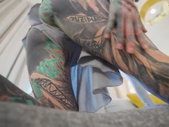 Leie, In den arsch, Grosser schwanz, Blasen, Gruppensex, Piercing, Tätowierung